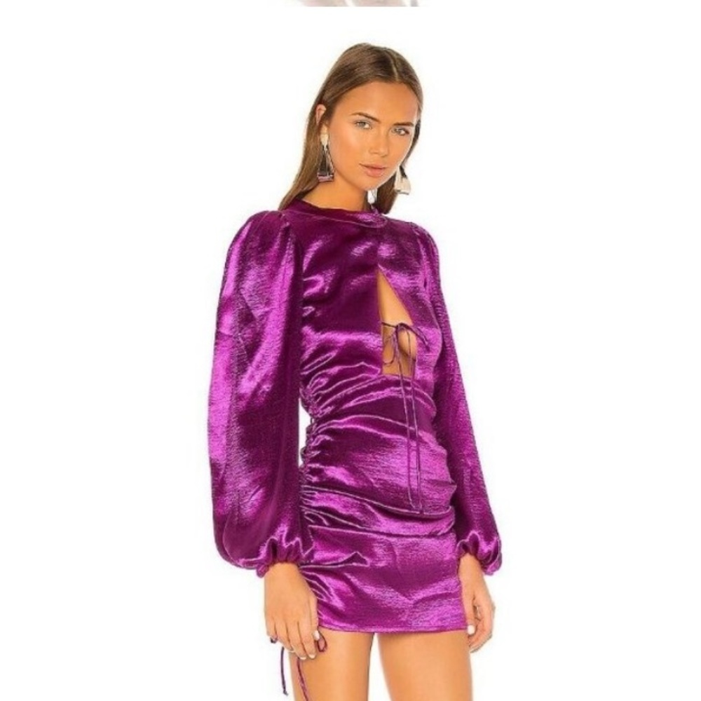 For love and lemons Lennox metallic dress